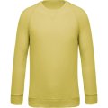Heren Sweater Kariban BIO raglanmouwen Lemon Yellow